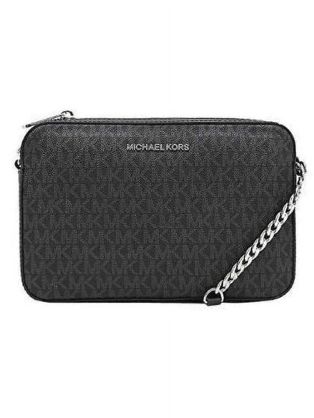 Michael Kors Large East West Crossbody-Black Signature
